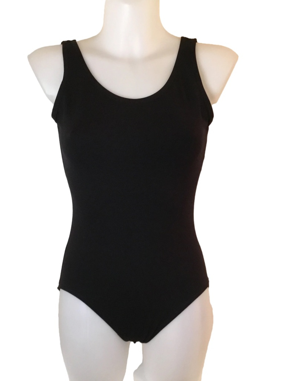 Capezio Women’s Black Tank Leotard Bodysuit Size XL